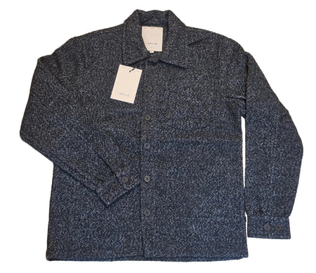 !SOLID Black Melange Over Shirt