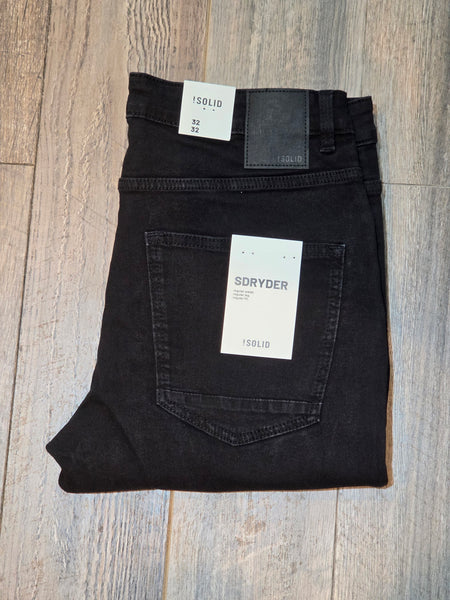!SOLID SDRYDER Regular Fit Jeans - Black