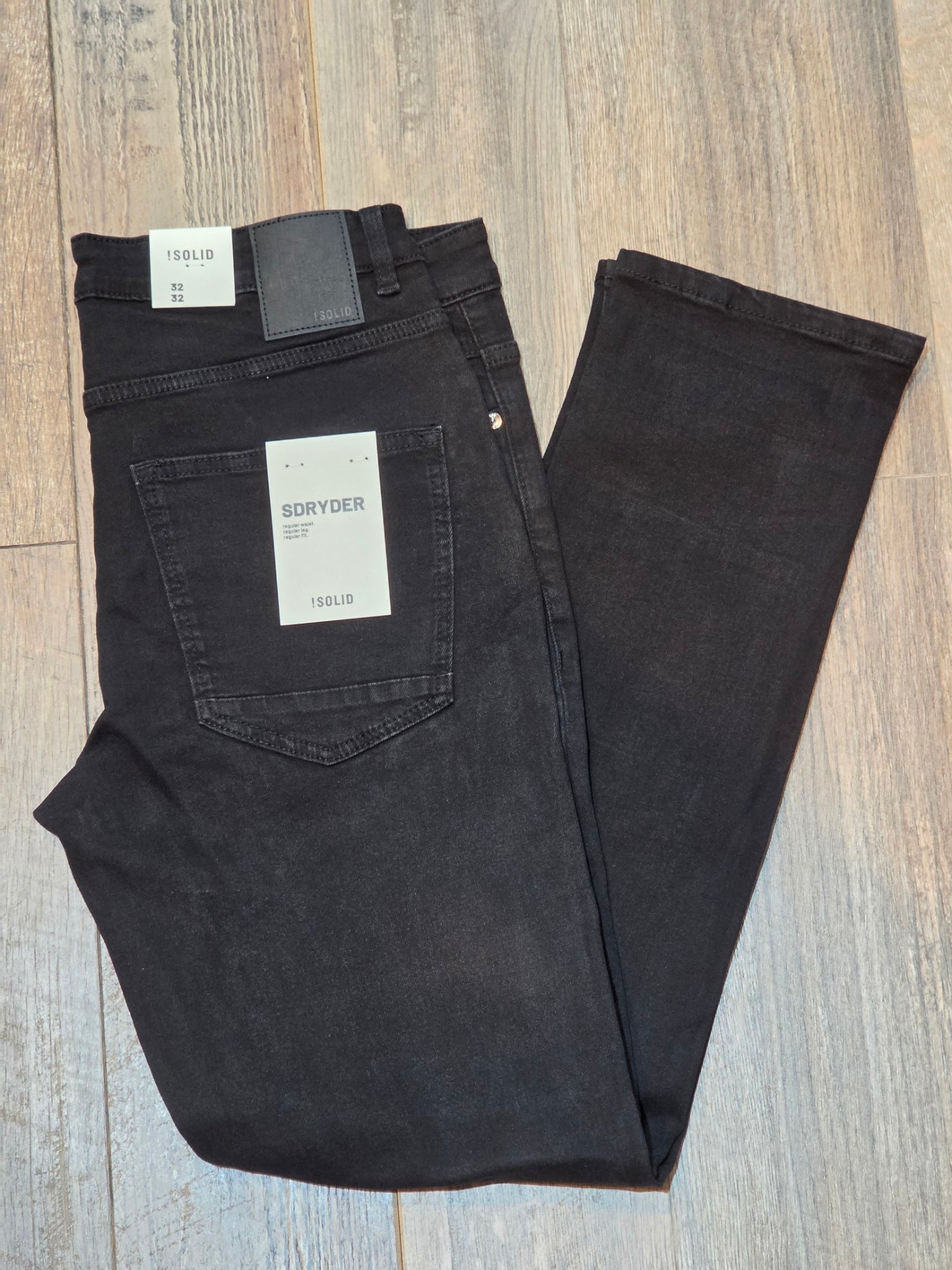 !SOLID SDRYDER Regular Fit Jeans - Black