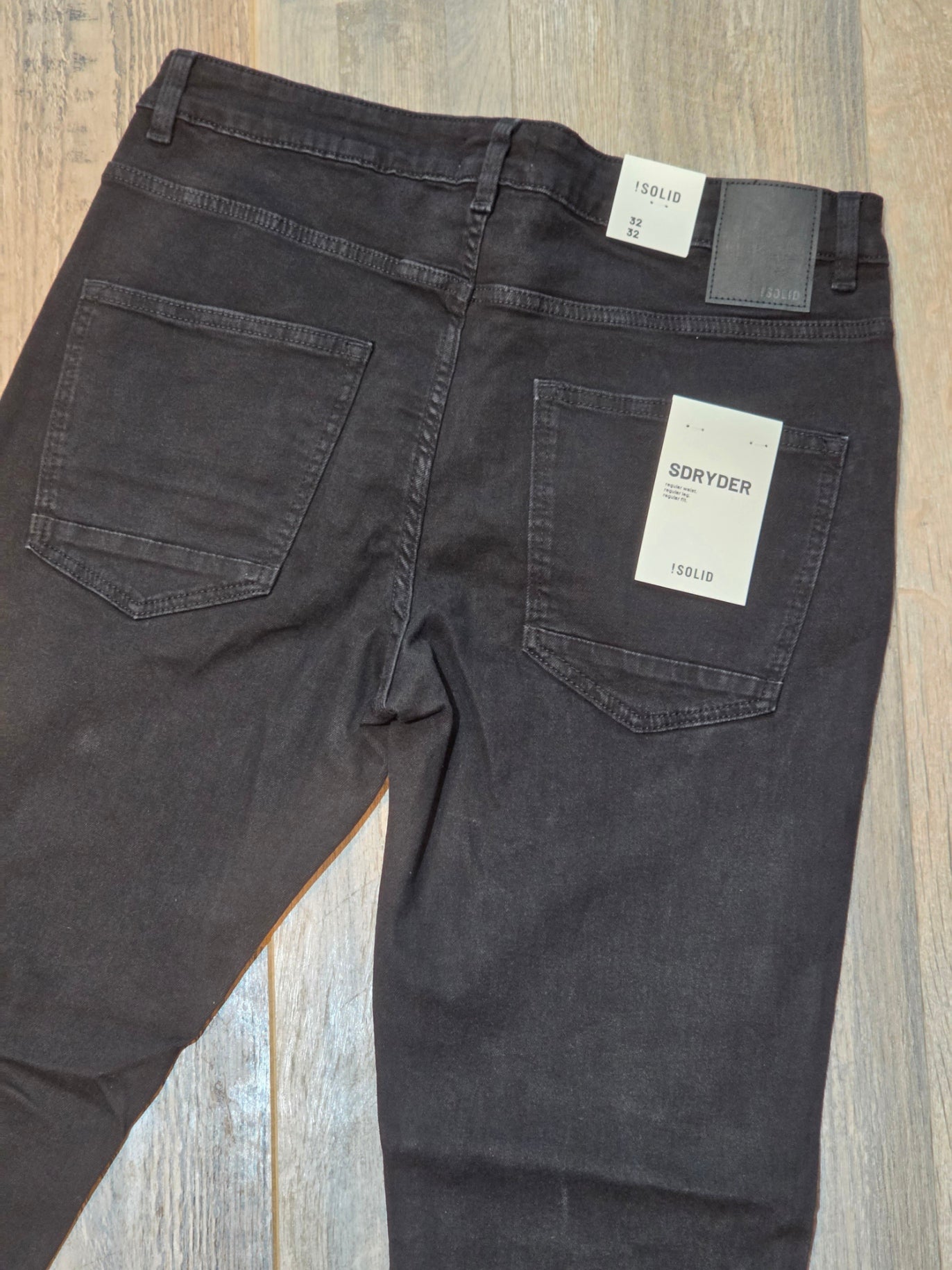 !SOLID SDRYDER Regular Fit Jeans - Black