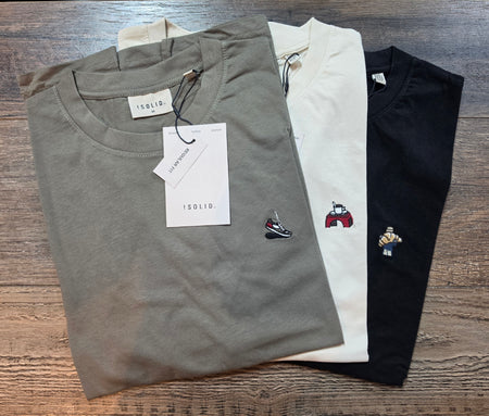 !SOLID SDWillard embroidered logo Tee