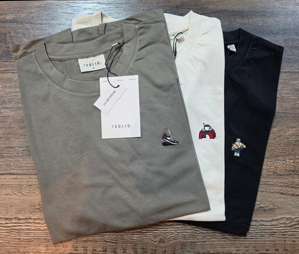 !SOLID SDWillard embroidered logo Tee