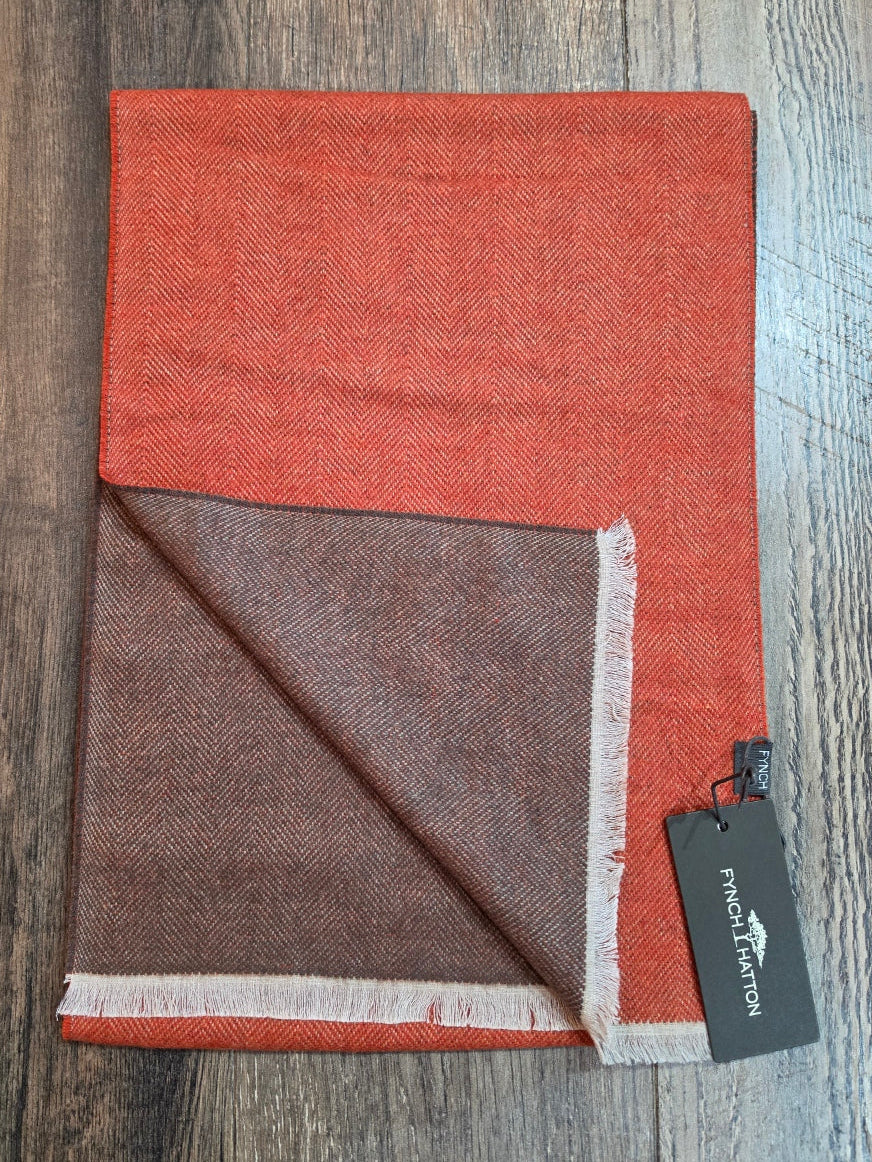 FYNCH-HATTON Reversible Wool Blend Scarves