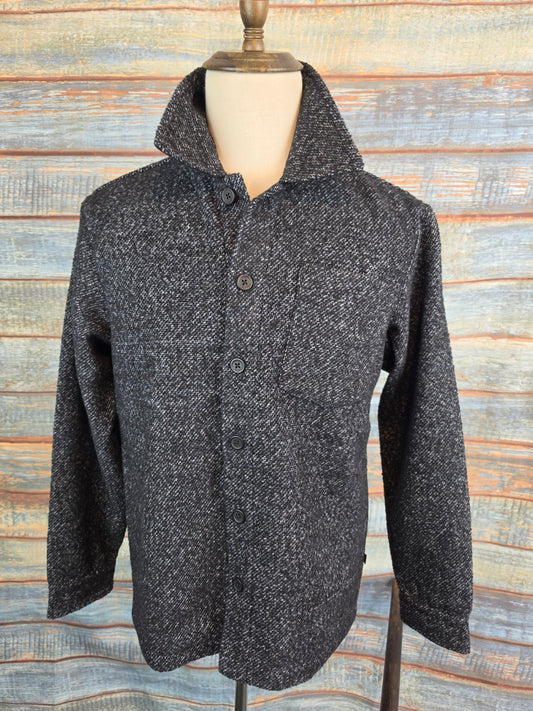 !SOLID Black Melange Overshirt