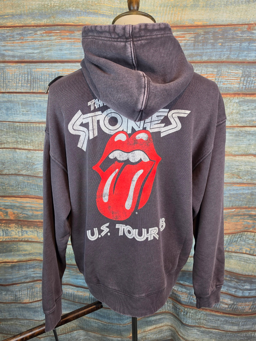 Guess Jeans Printed hoodie GJ x Rolling Stones