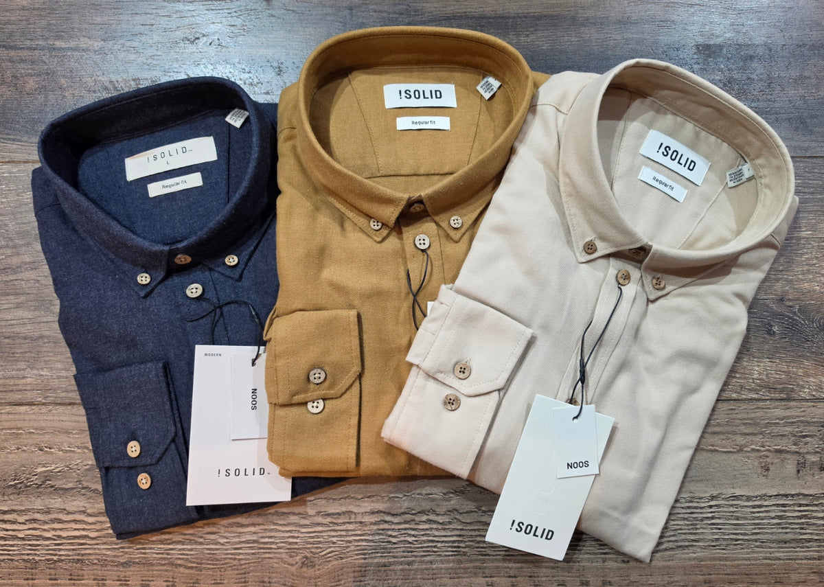 !SOLID SDPETE Brushed Cotton Shirts