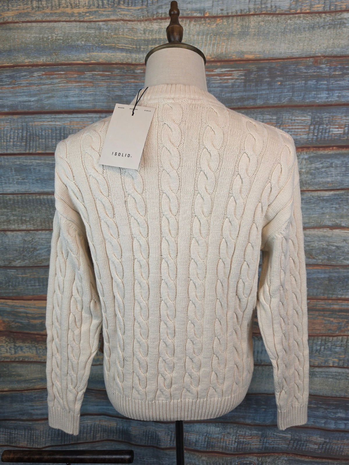 !SOLID SDMALCOLM Cotton Cable Knit Jumper