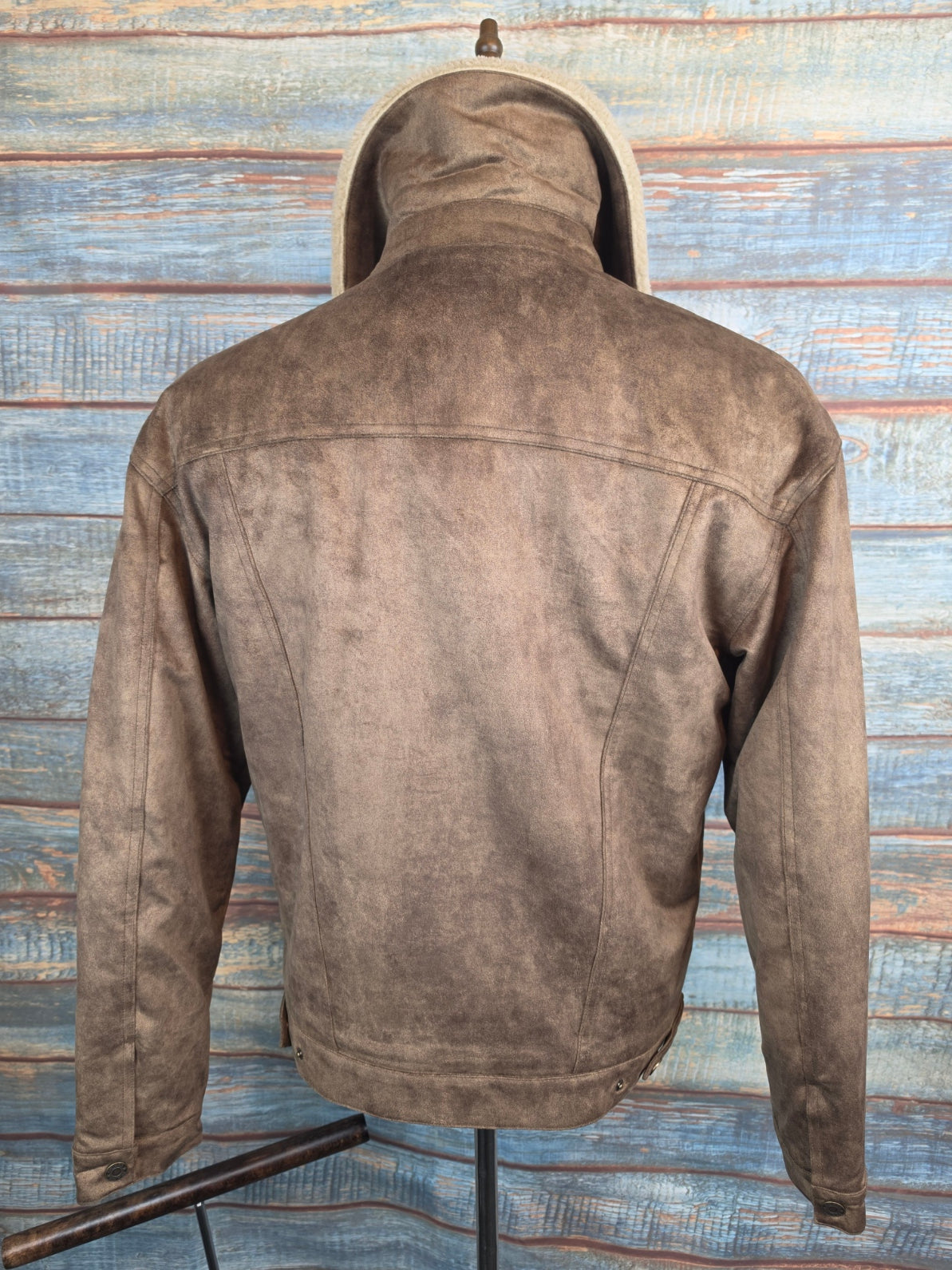 Guess Jeans Faux shearling trucker jacket