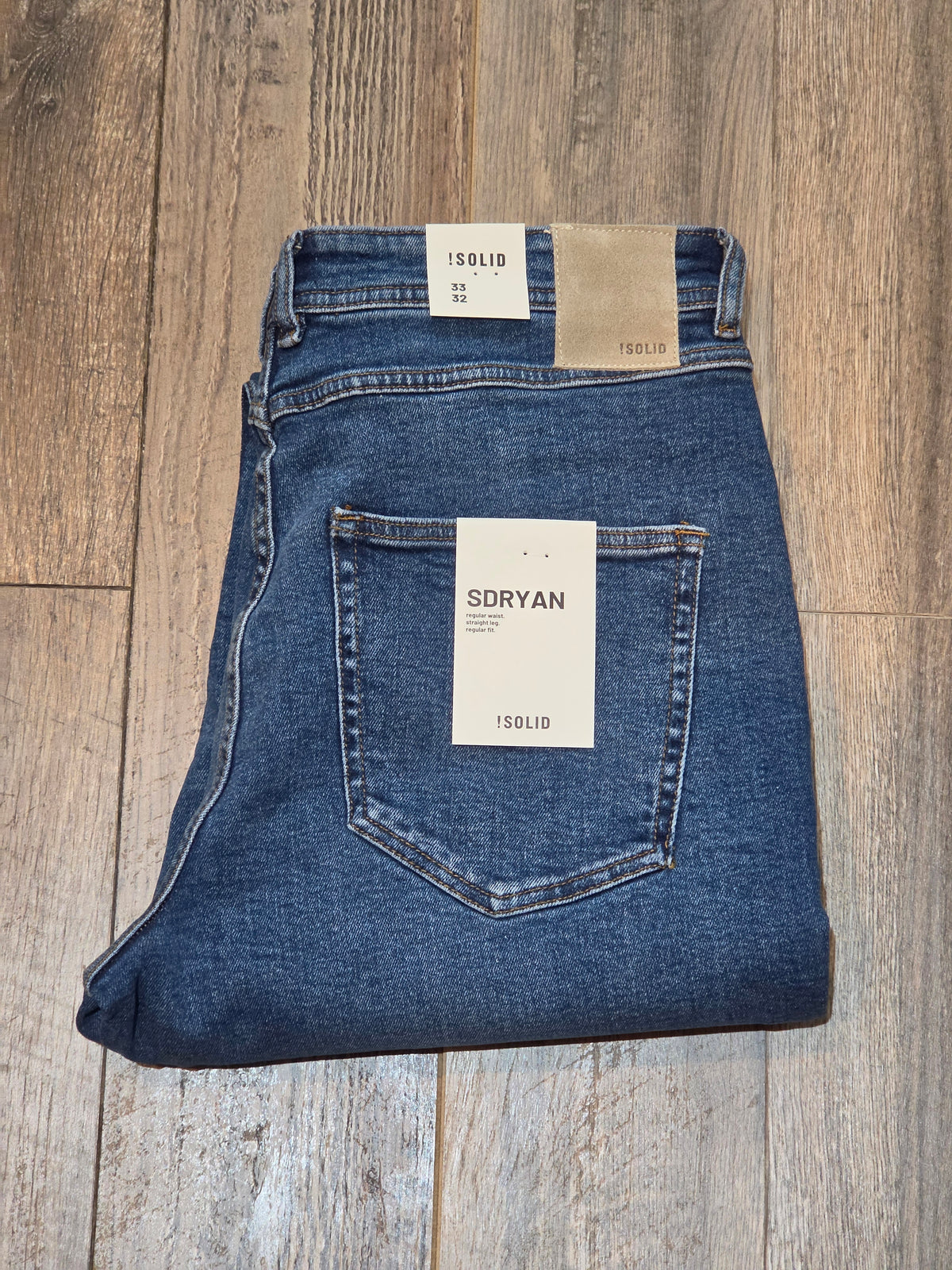 !SOLID SDRYAN Regular Fit Jeans - Mid Blue