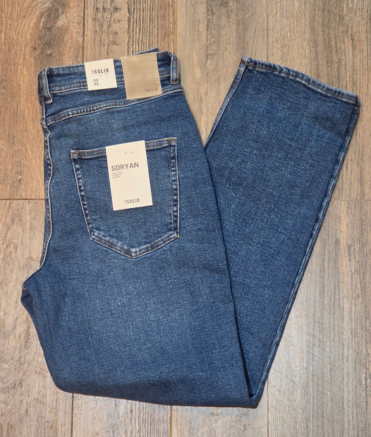 !SOLID SDRYAN Regular Fit Jeans - Mid Blue