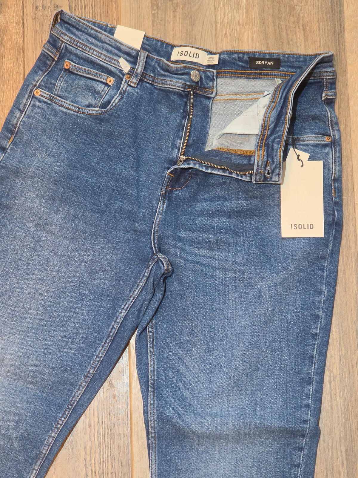 !SOLID SDRYAN Regular Fit Jeans - Mid Blue