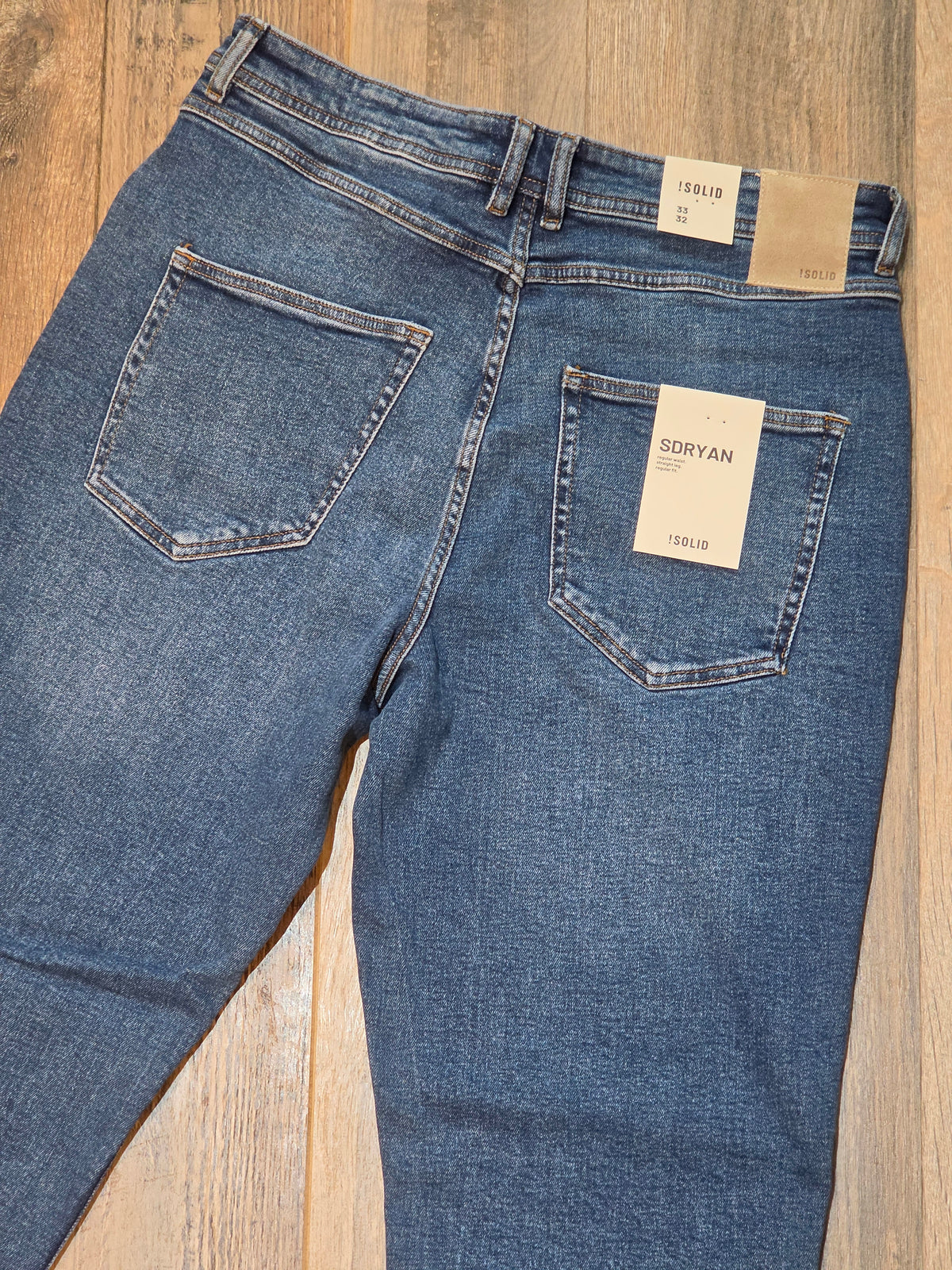 !SOLID SDRYAN Regular Fit Jeans - Mid Blue