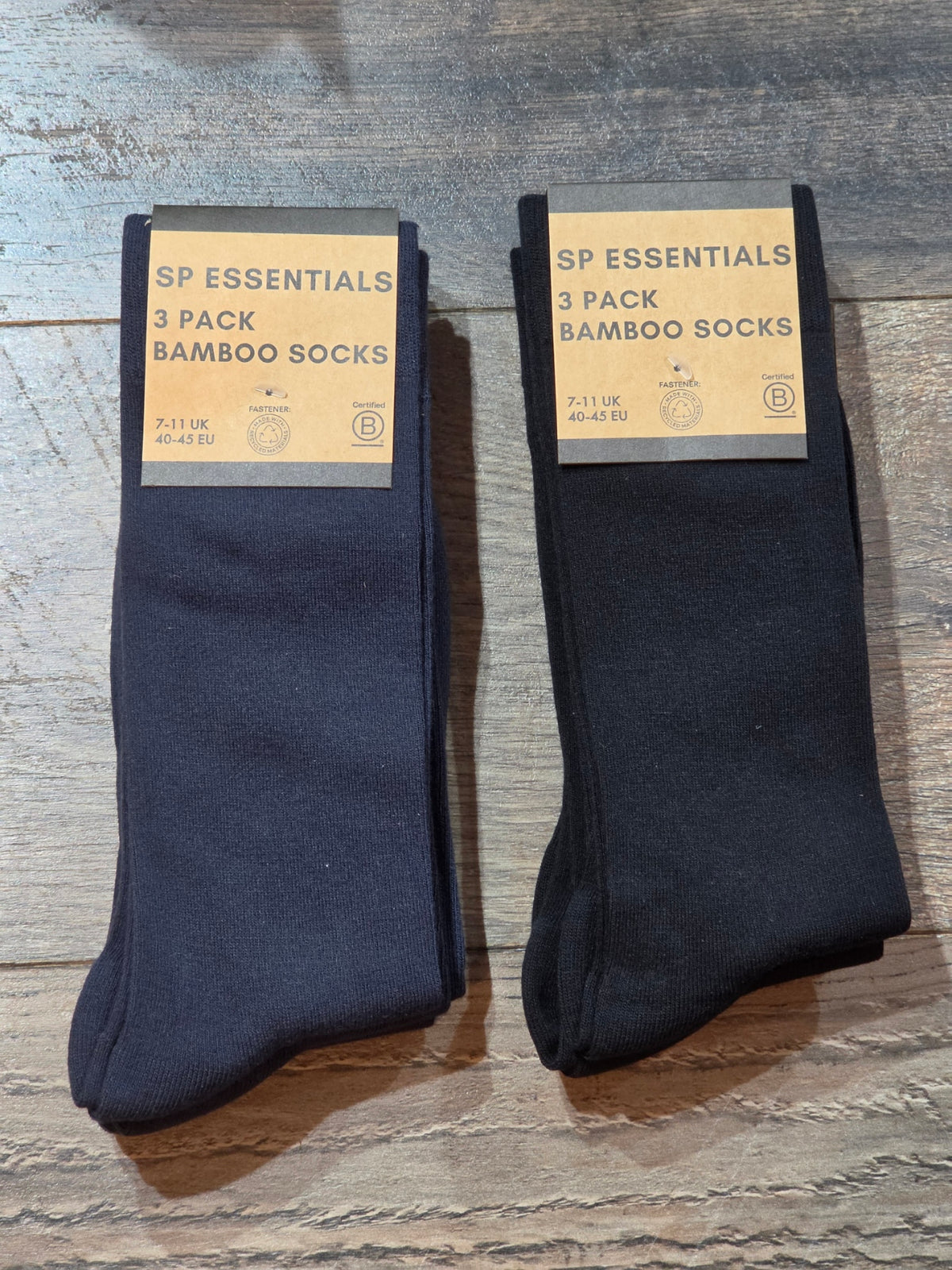 Swole Panda 3 Pack Plain Bamboo Socks