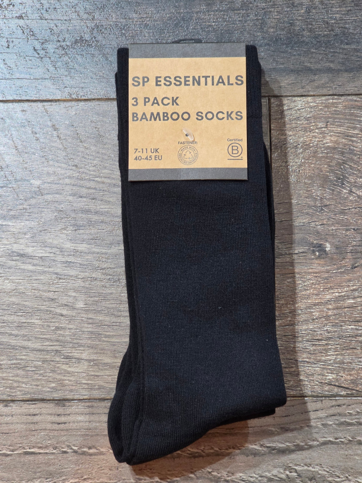 Swole Panda 3 Pack Plain Bamboo Socks