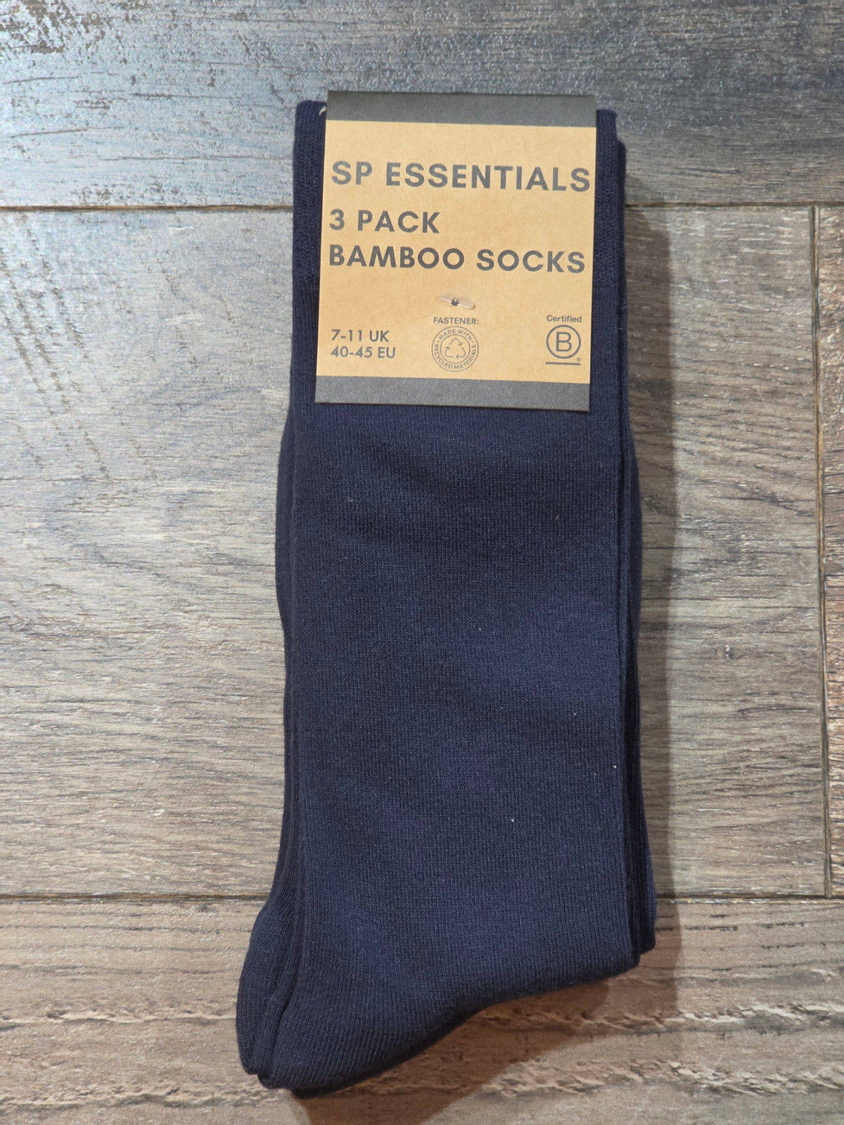 Swole Panda 3 Pack Plain Bamboo Socks