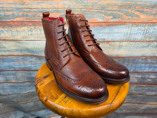 Justin Reess PATRICK TAN BROGUE BOOTS