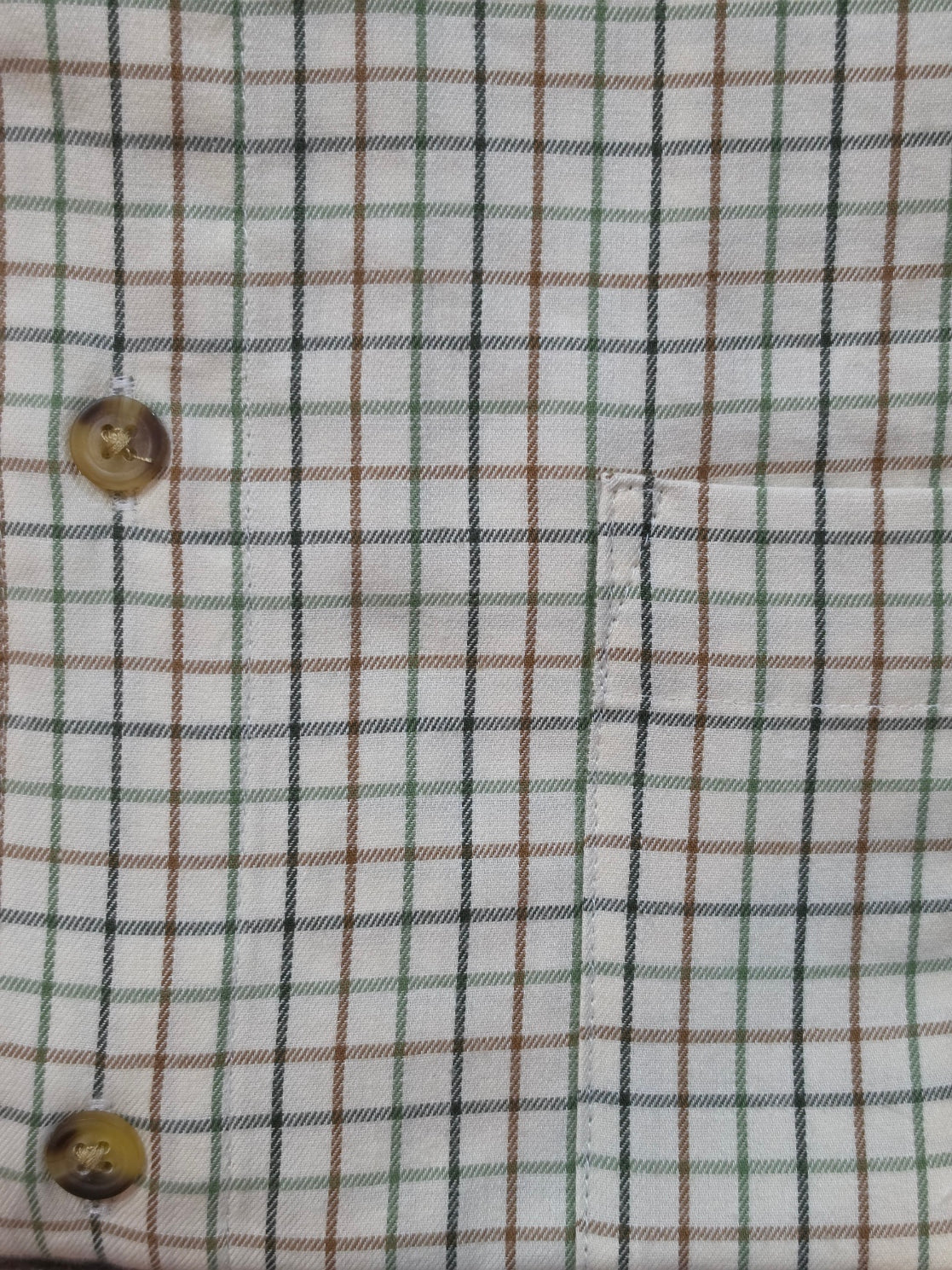 Double Two Tattersall Check Long Sleeve Shirts