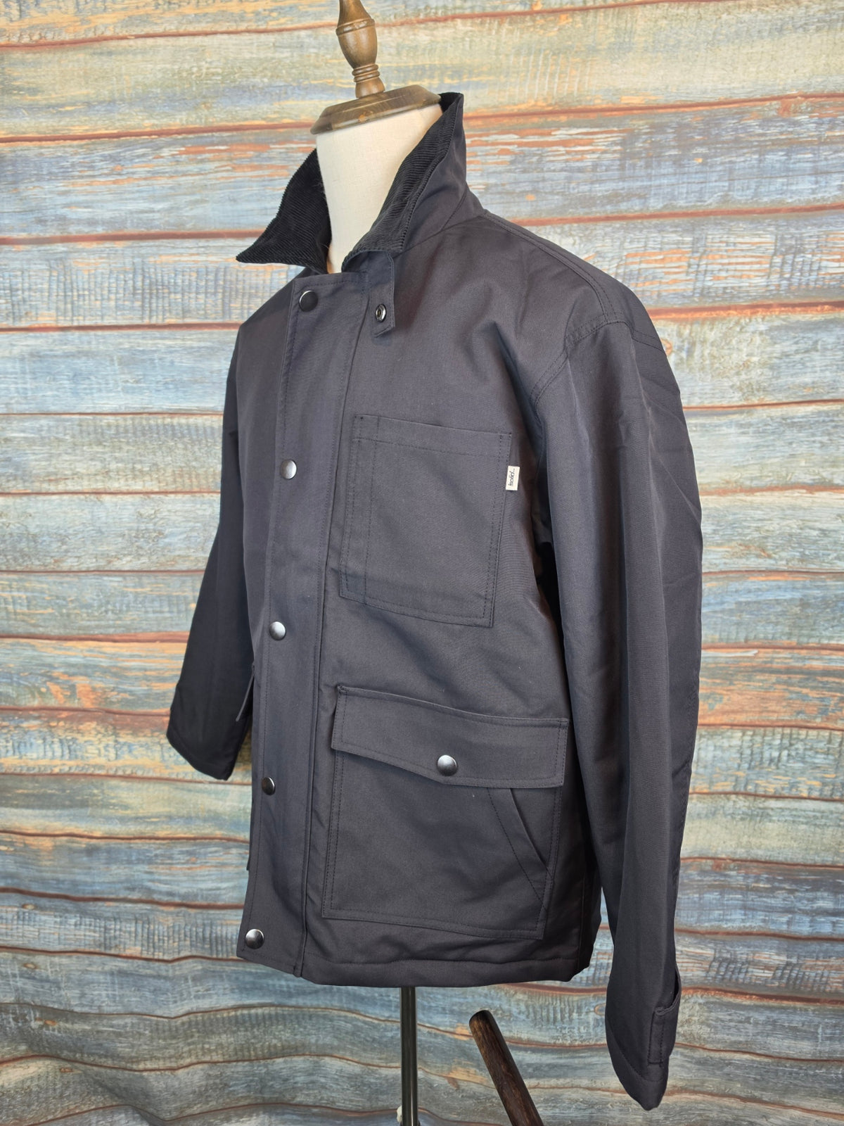 !SOLID SDVito Straight-Fit Jacket with Cord Collar