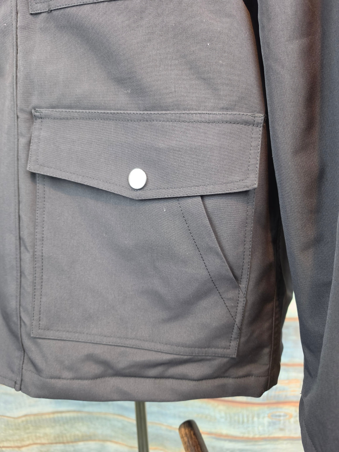 !SOLID SDVito Straight-Fit Jacket with Cord Collar