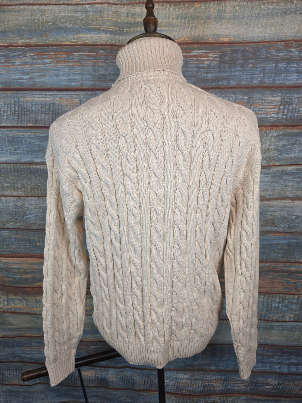 !SOLID SDMALCOLM Cotton Cable Knit Hi Neck Jumper