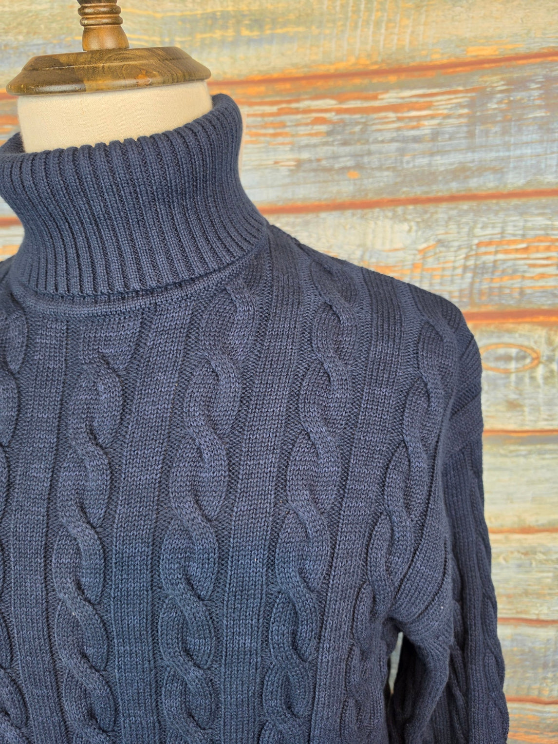 !SOLID SDMALCOLM Cotton Cable Knit Hi Neck Jumper