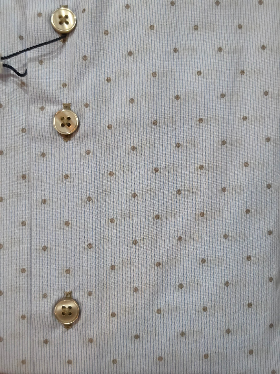 R2 - Amsterdam fine pinstripe blue shirt