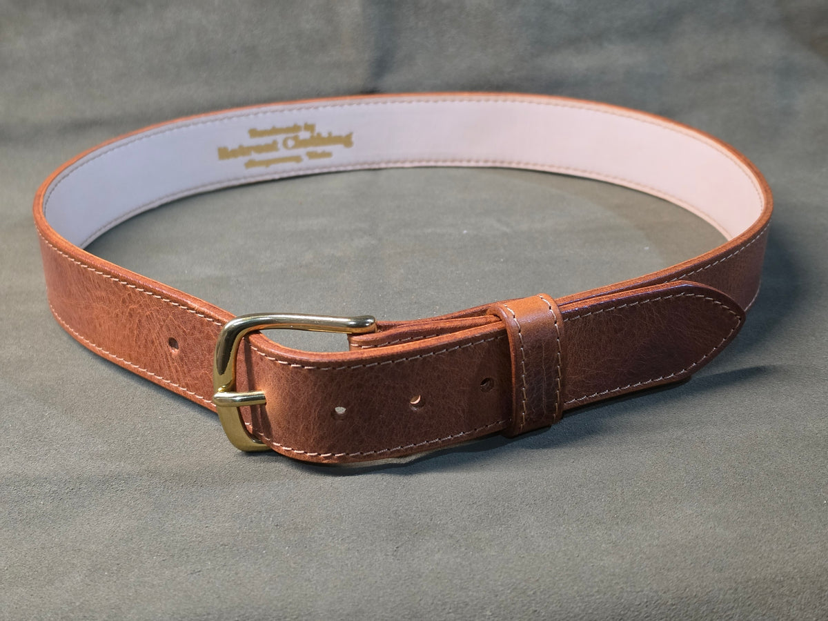 Retreat Clothing Handmade 38mm Distressed Tan Jeans Belt