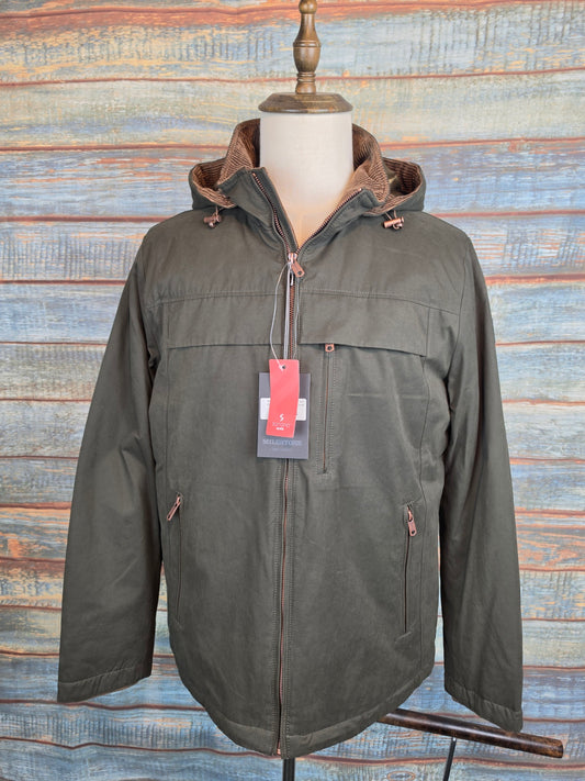 MILESTONE Harry waxed cotton coat
