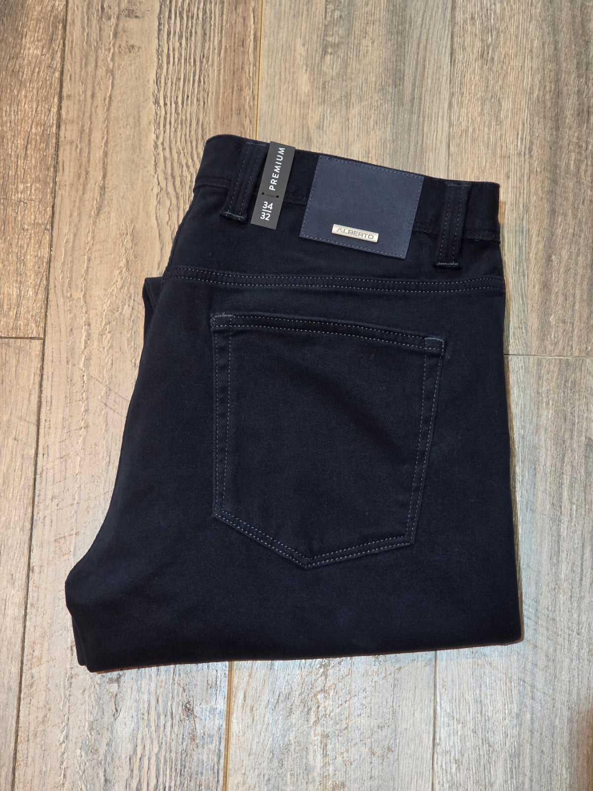 Alberto PIPE - Premium Regular Fit Brushed Cotton Trousers