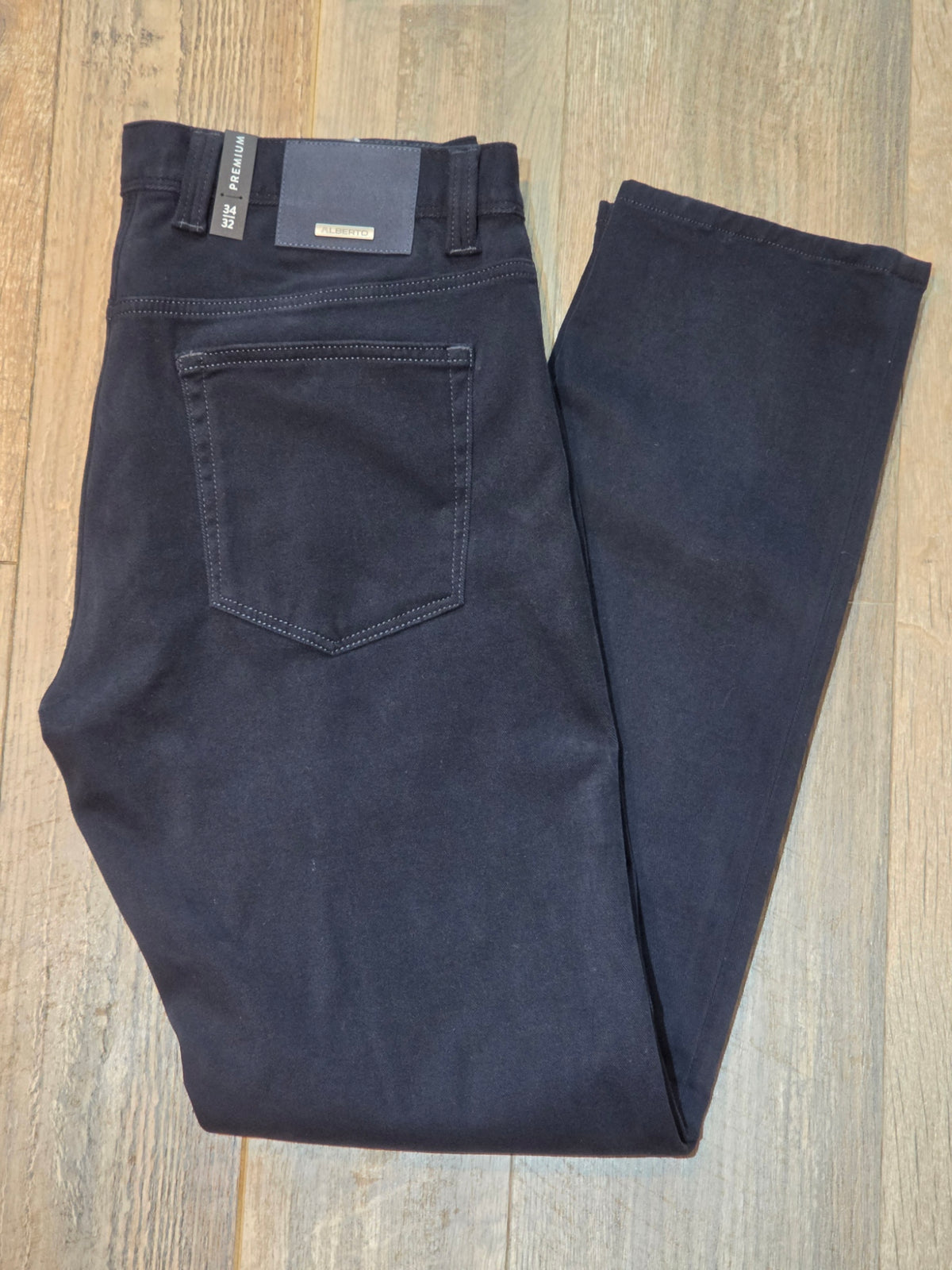 Alberto PIPE - Premium Regular Fit Brushed Cotton Trousers