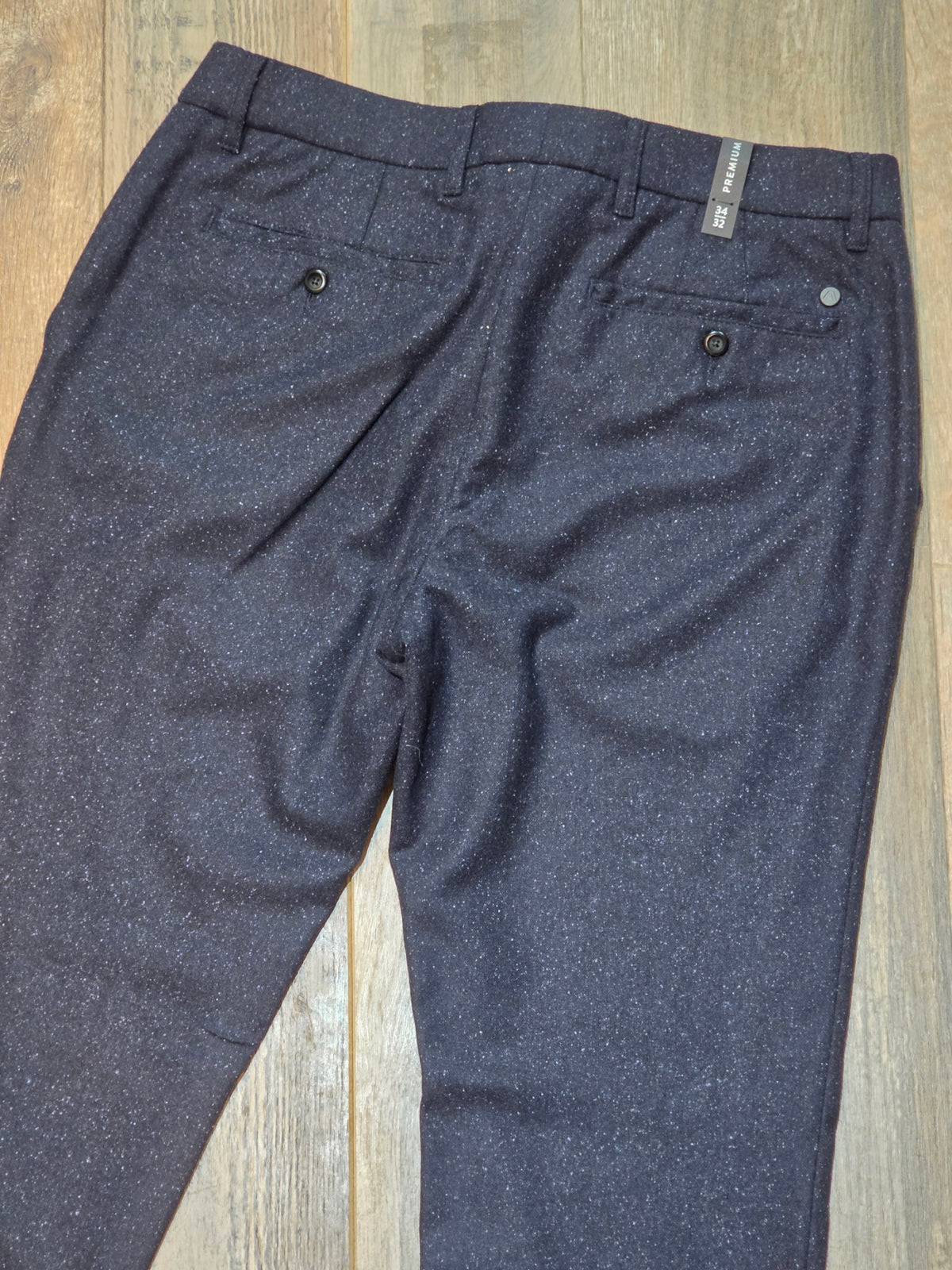 Alberto LOU - Regular Fit Donegal Wool-Silk Blend Trousers