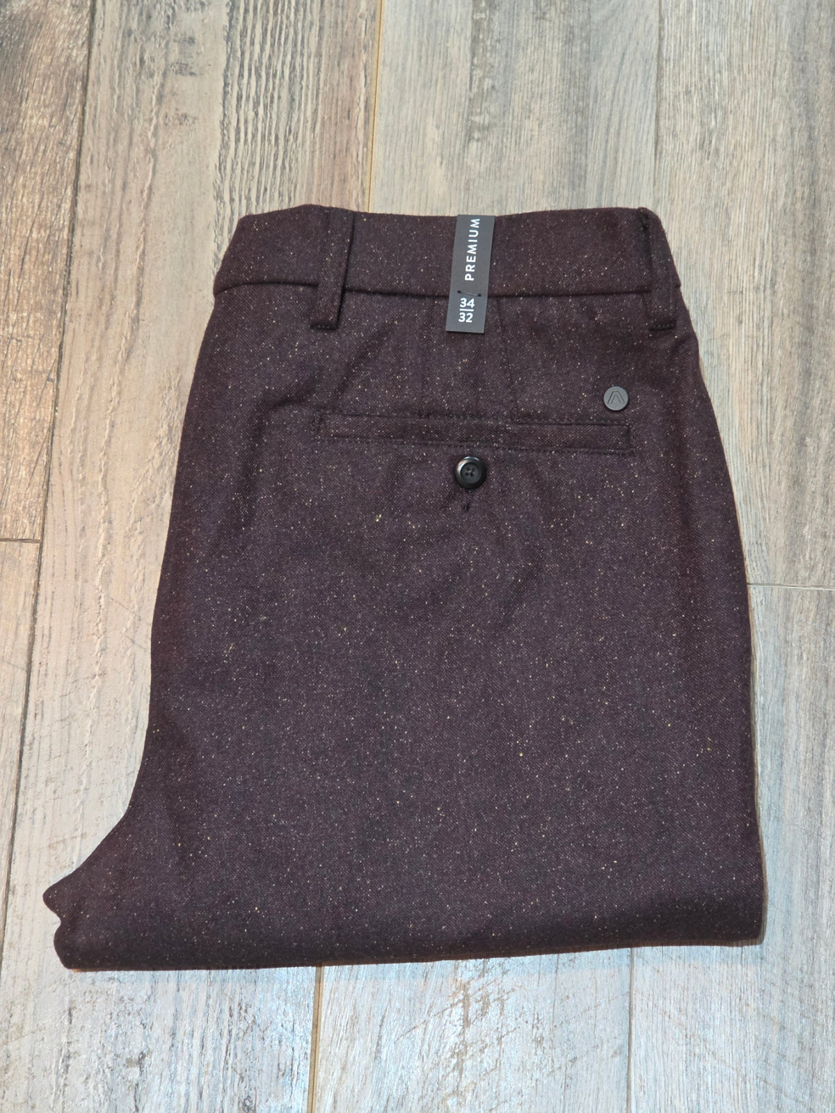 Alberto LOU - Regular Fit Donegal Wool-Silk Blend Trousers