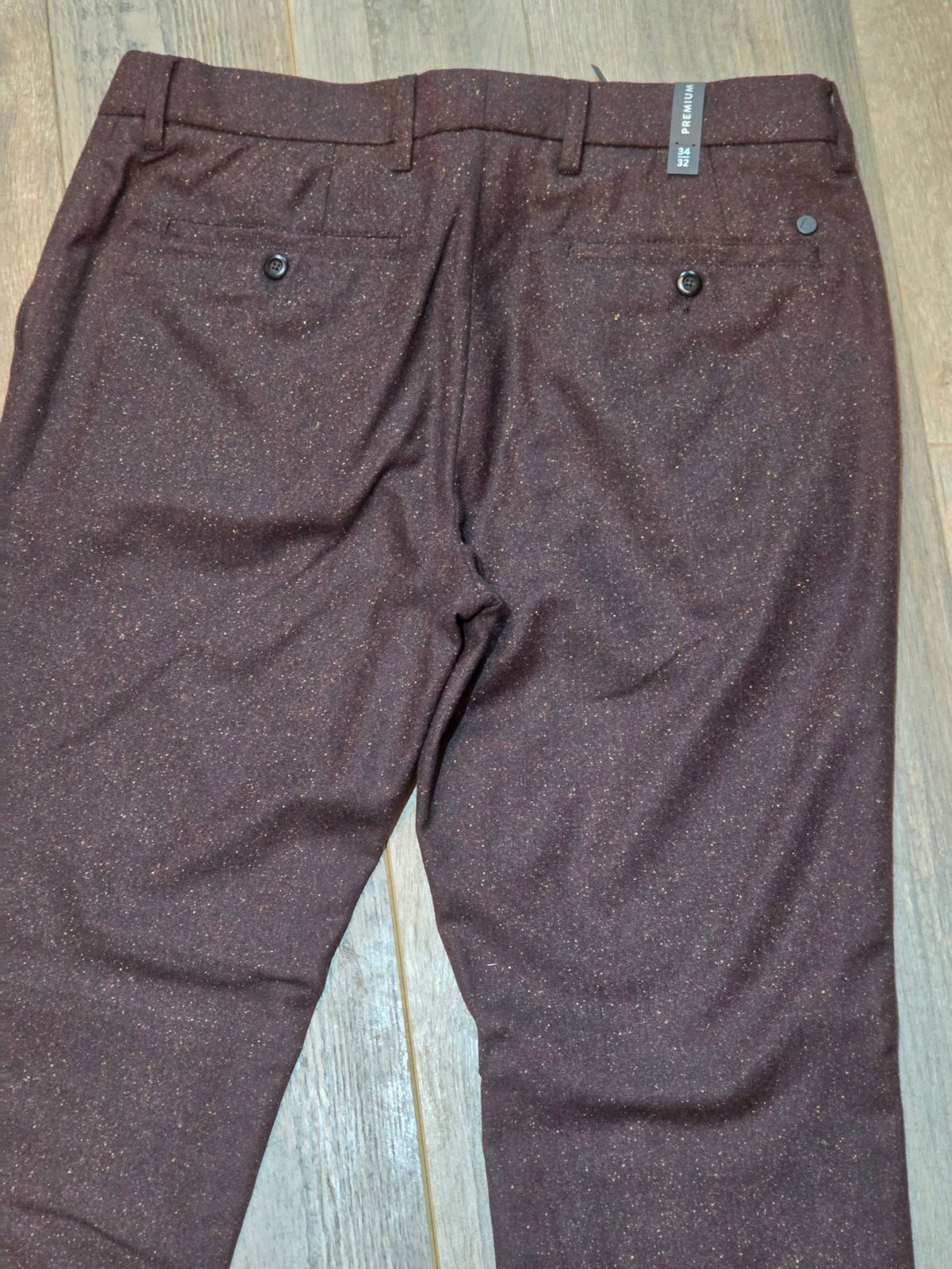 Alberto LOU - Regular Fit Donegal Wool-Silk Blend Trousers