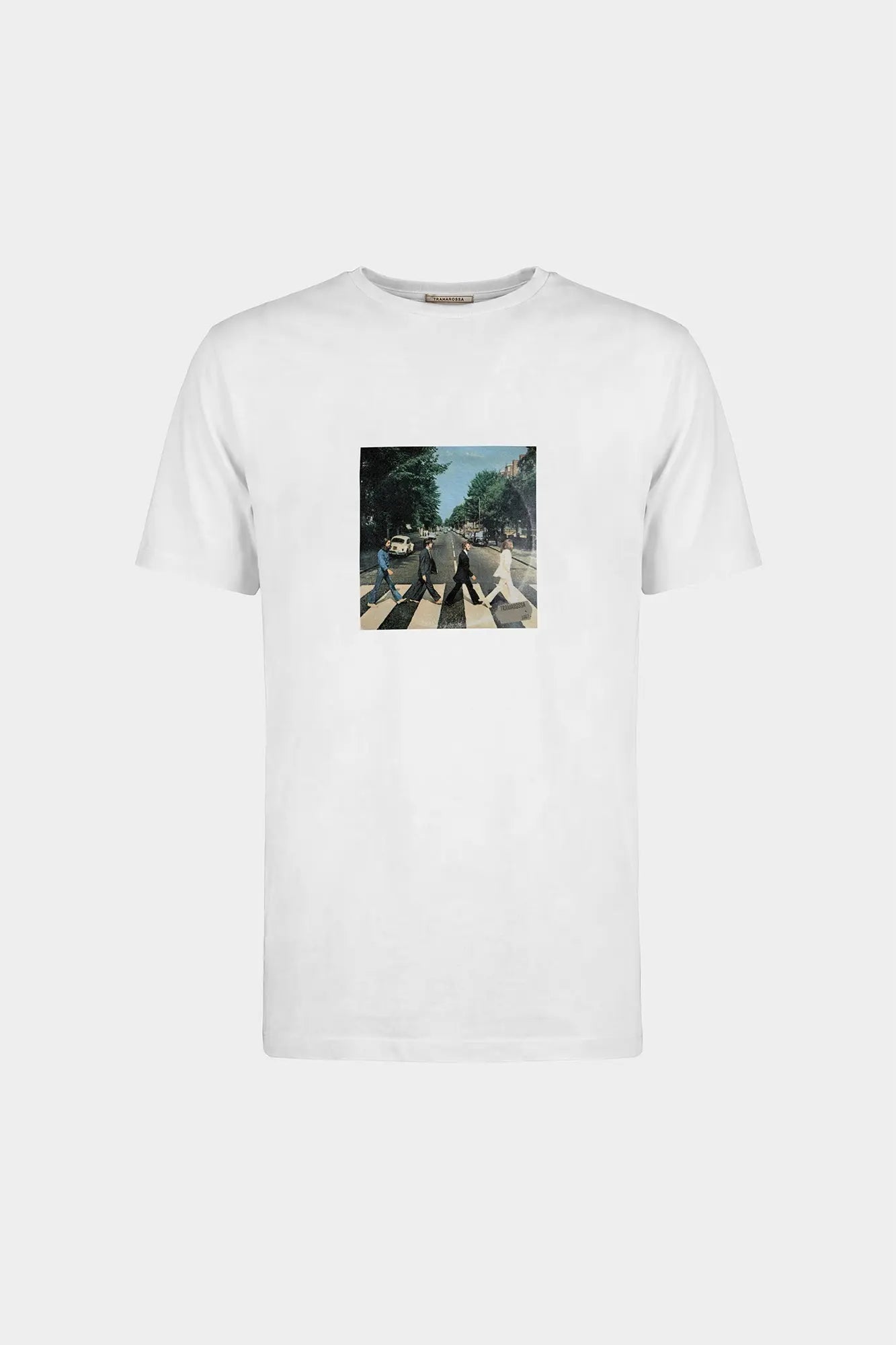 TRAMAROSSA JUSTIN White T-shirts with BEATLES Print