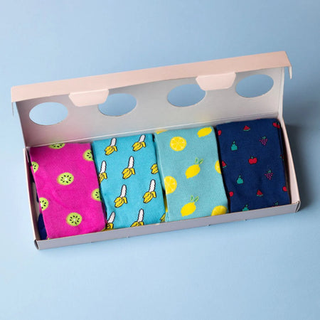 SWOLE PANDA Fruity Sock Box - 4 Pairs