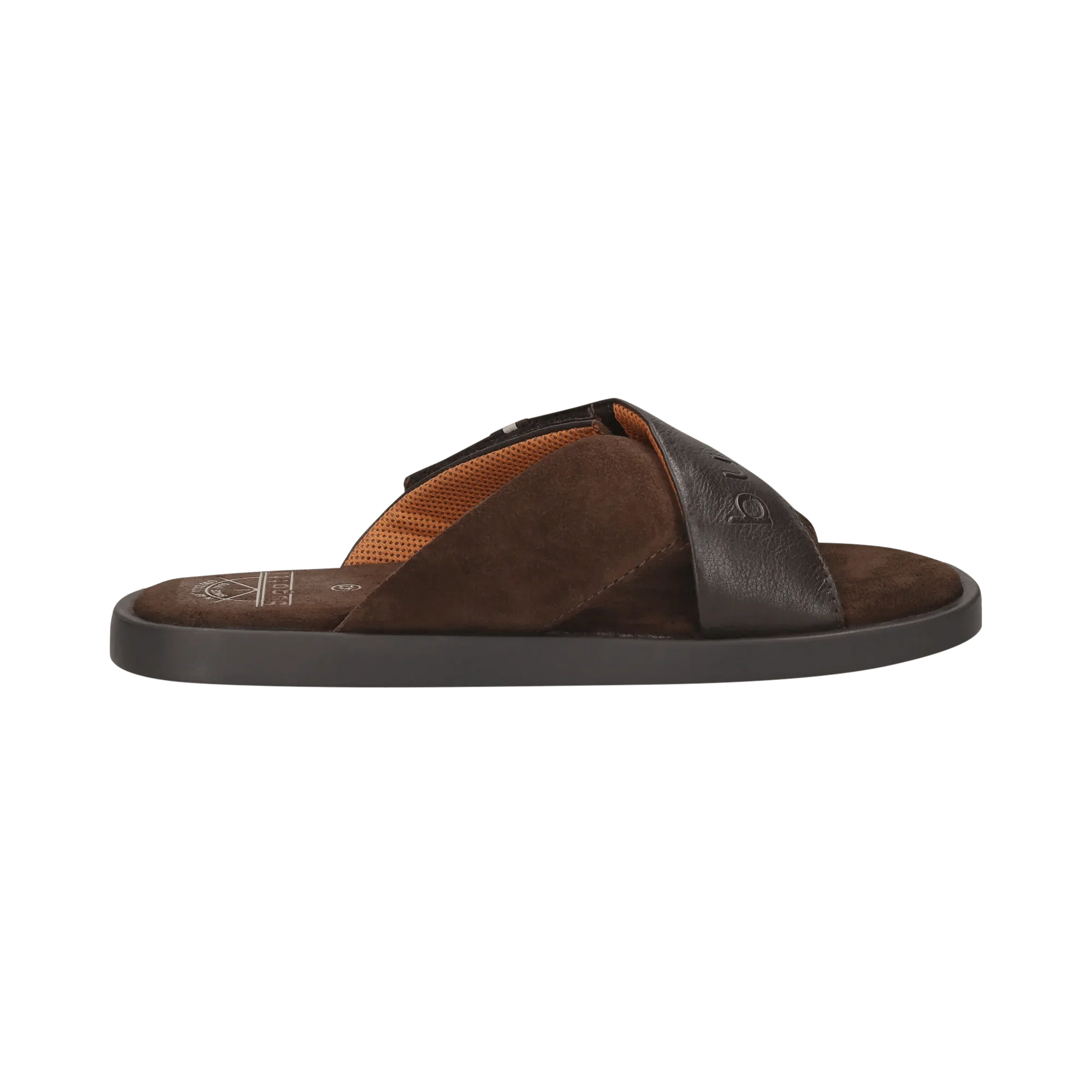Bugatti Summer Leather mules - Dark Brown