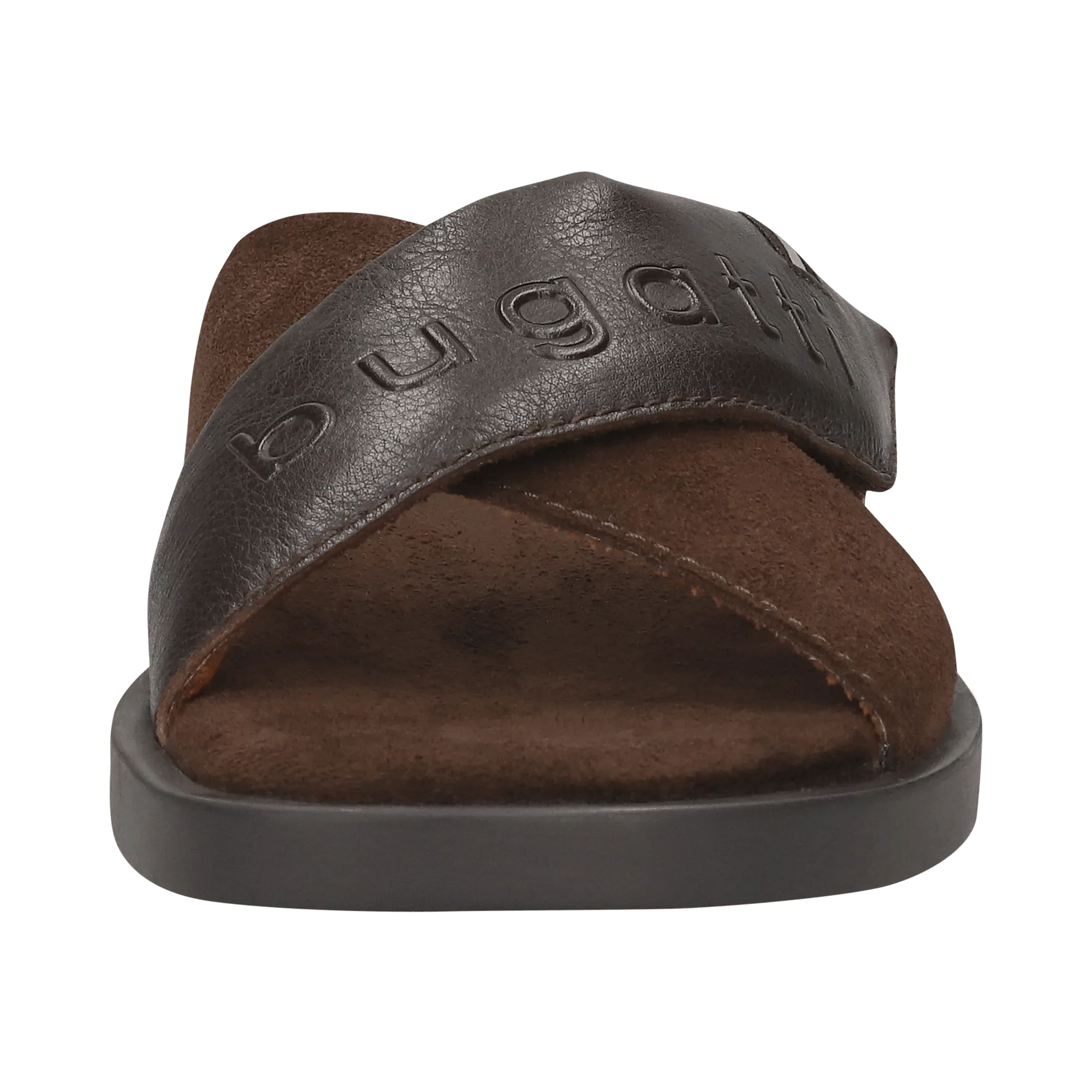 Bugatti Summer Leather mules - Dark Brown