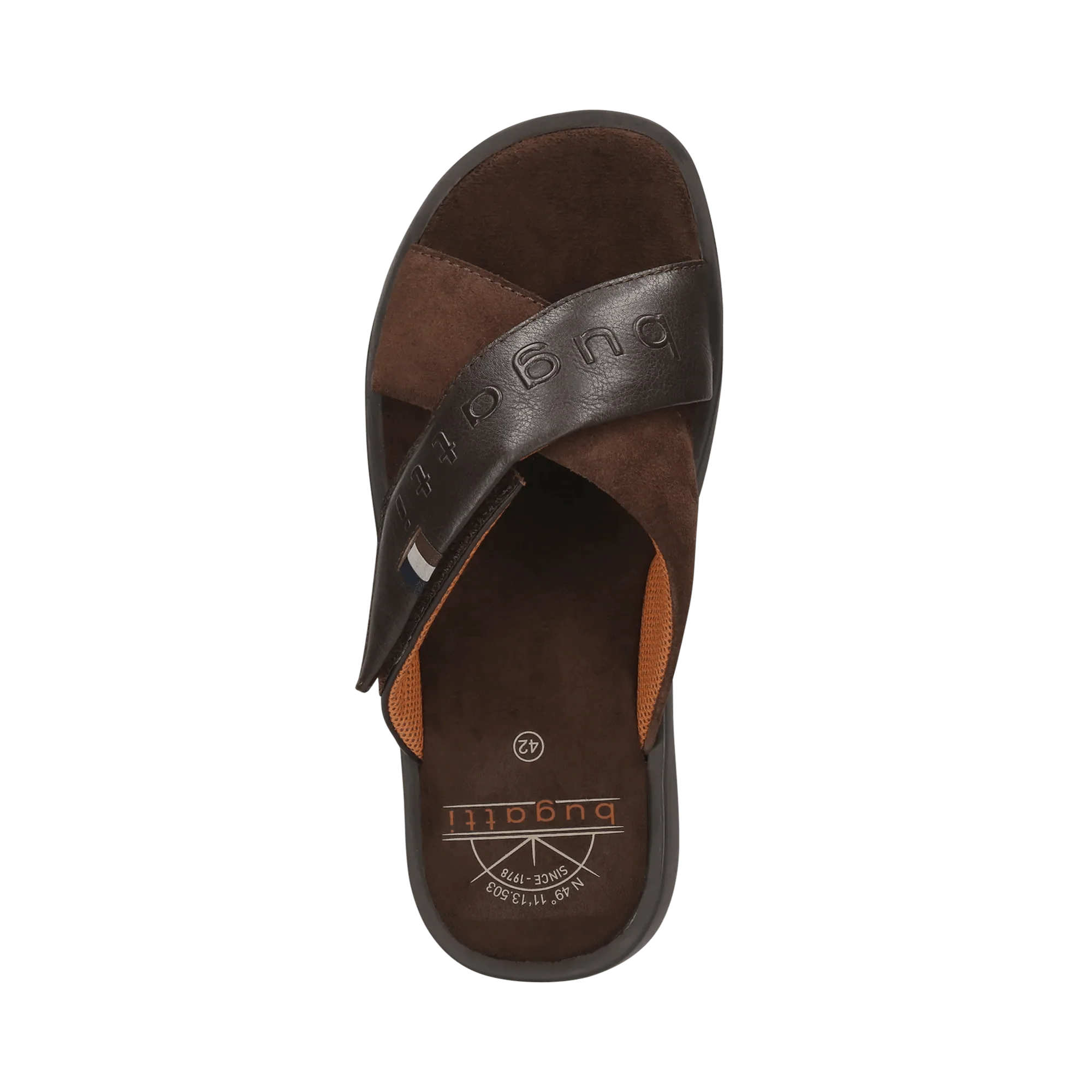 Bugatti Summer Leather mules - Dark Brown