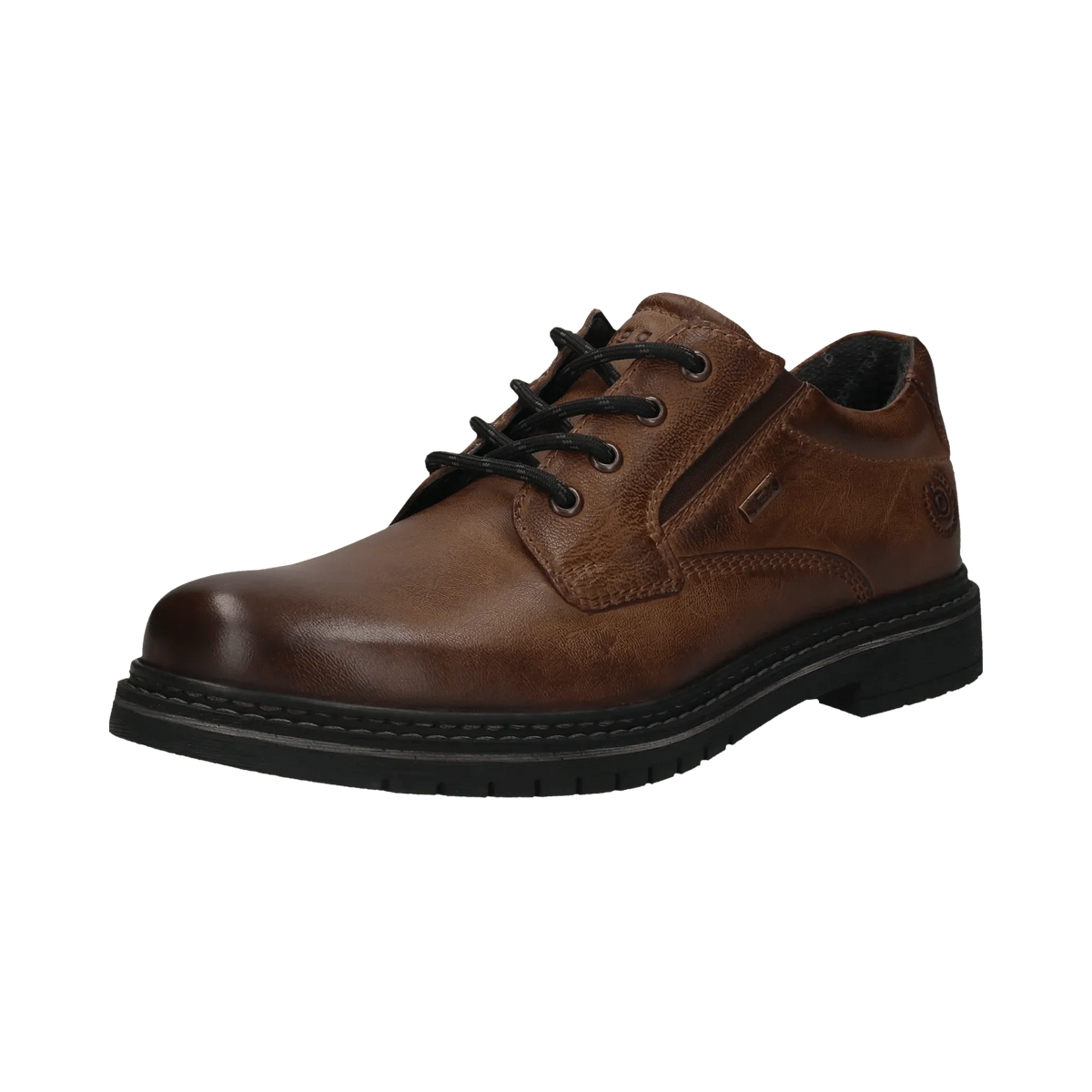 Bugatti Winter Leather TEX Lace Shoe cognac