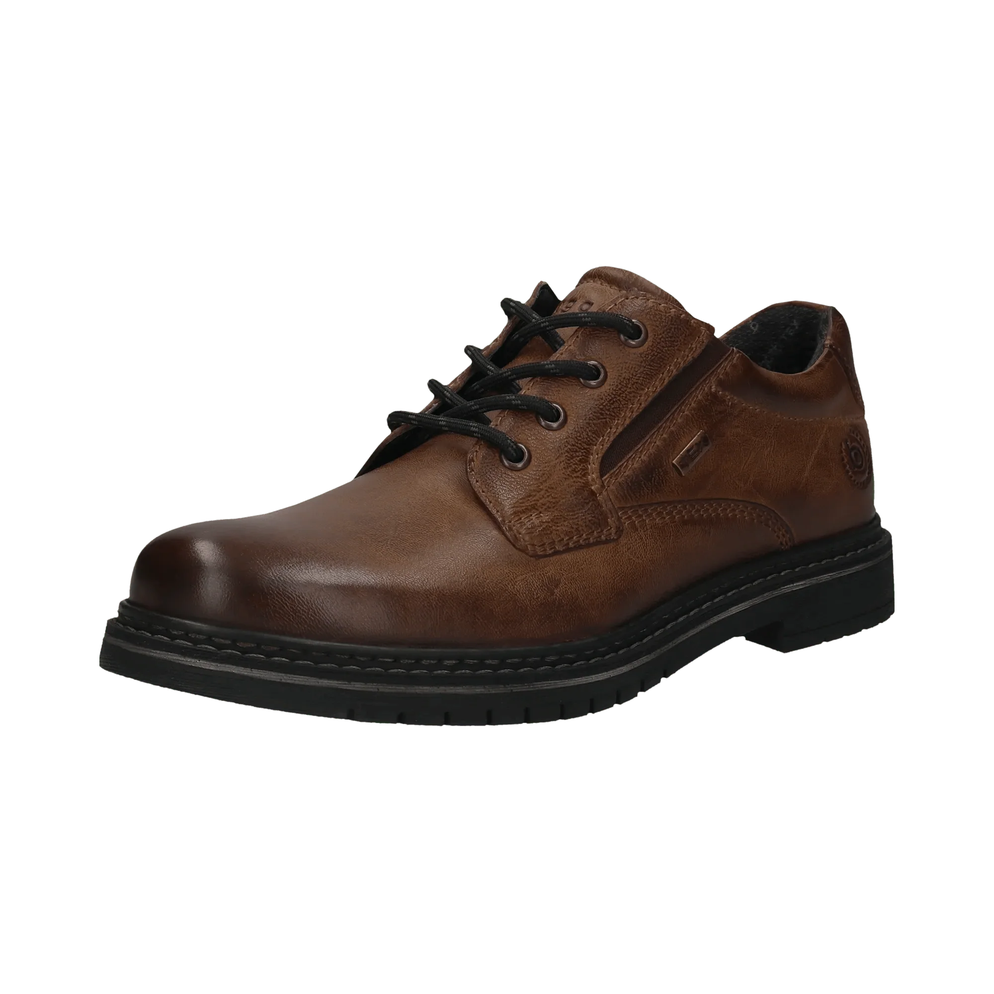 Bugatti Winter Leather TEX Lace Shoe cognac