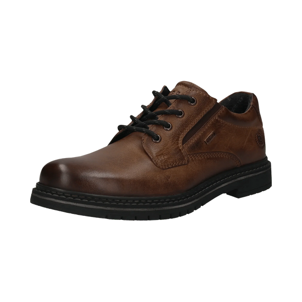 Bugatti Winter Leather TEX Lace Shoe cognac