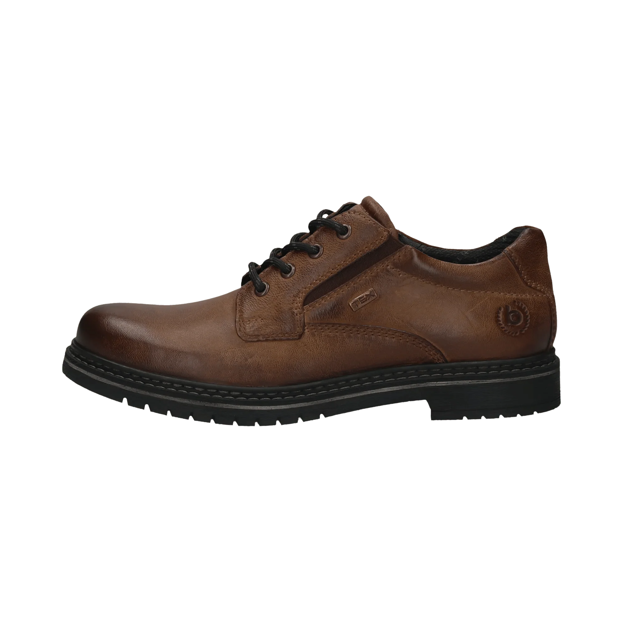 Bugatti Winter Leather TEX Lace Shoe cognac