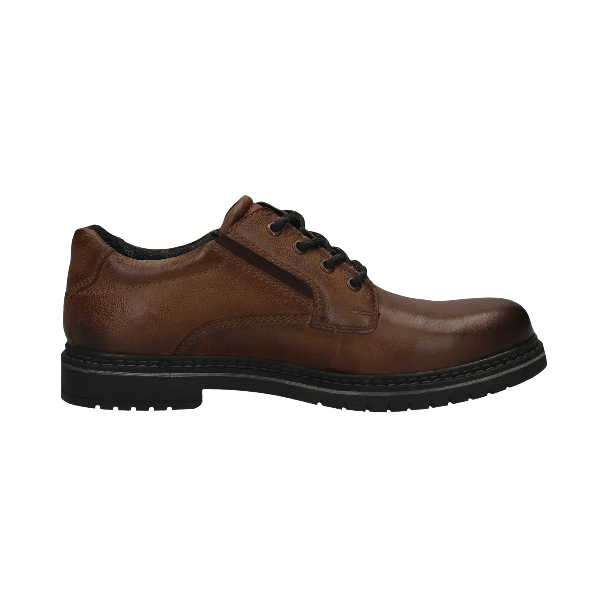 Bugatti Winter Leather TEX Lace Shoe cognac