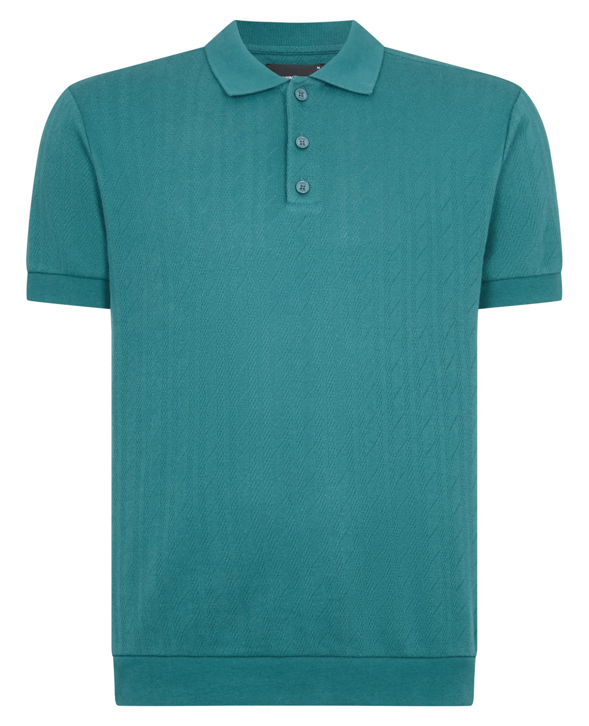 Remus Uomo Cable Patterned Cotton Polo Shirt