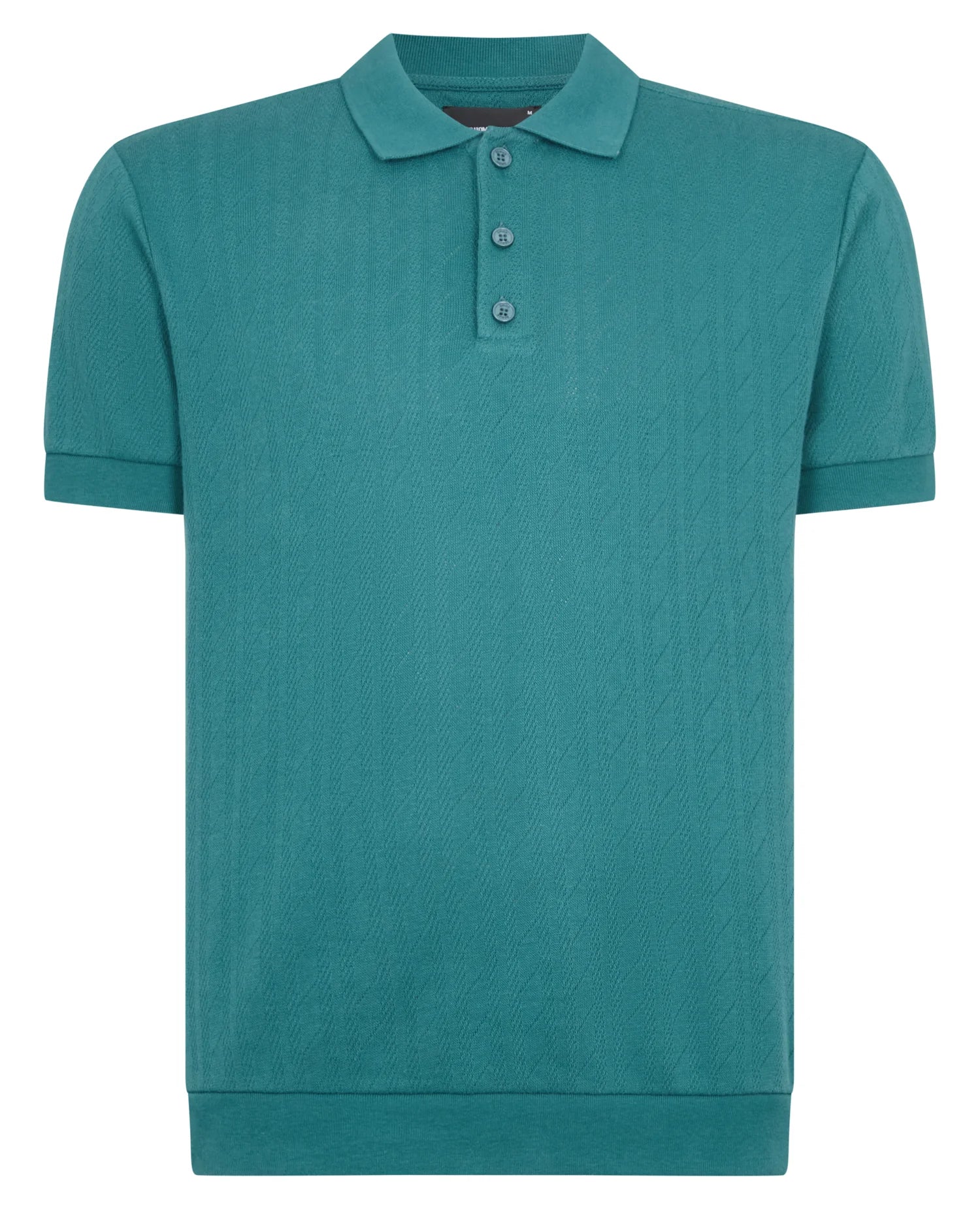 Remus Uomo Cable Patterned Cotton Polo Shirt