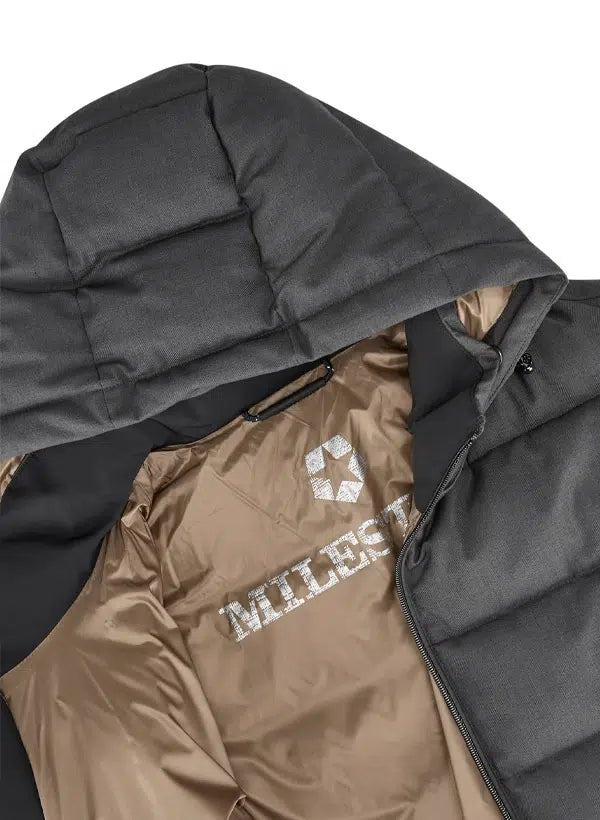 MILESTONE Mauro Quilted Winter Jacket - Anthracite