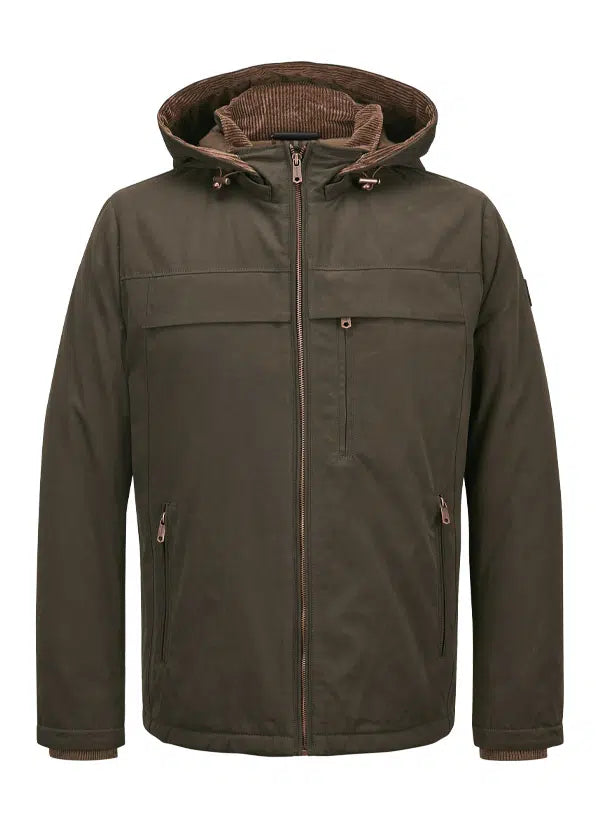MILESTONE Harry waxed cotton coat