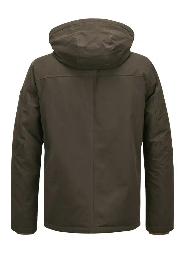 MILESTONE Harry waxed cotton coat