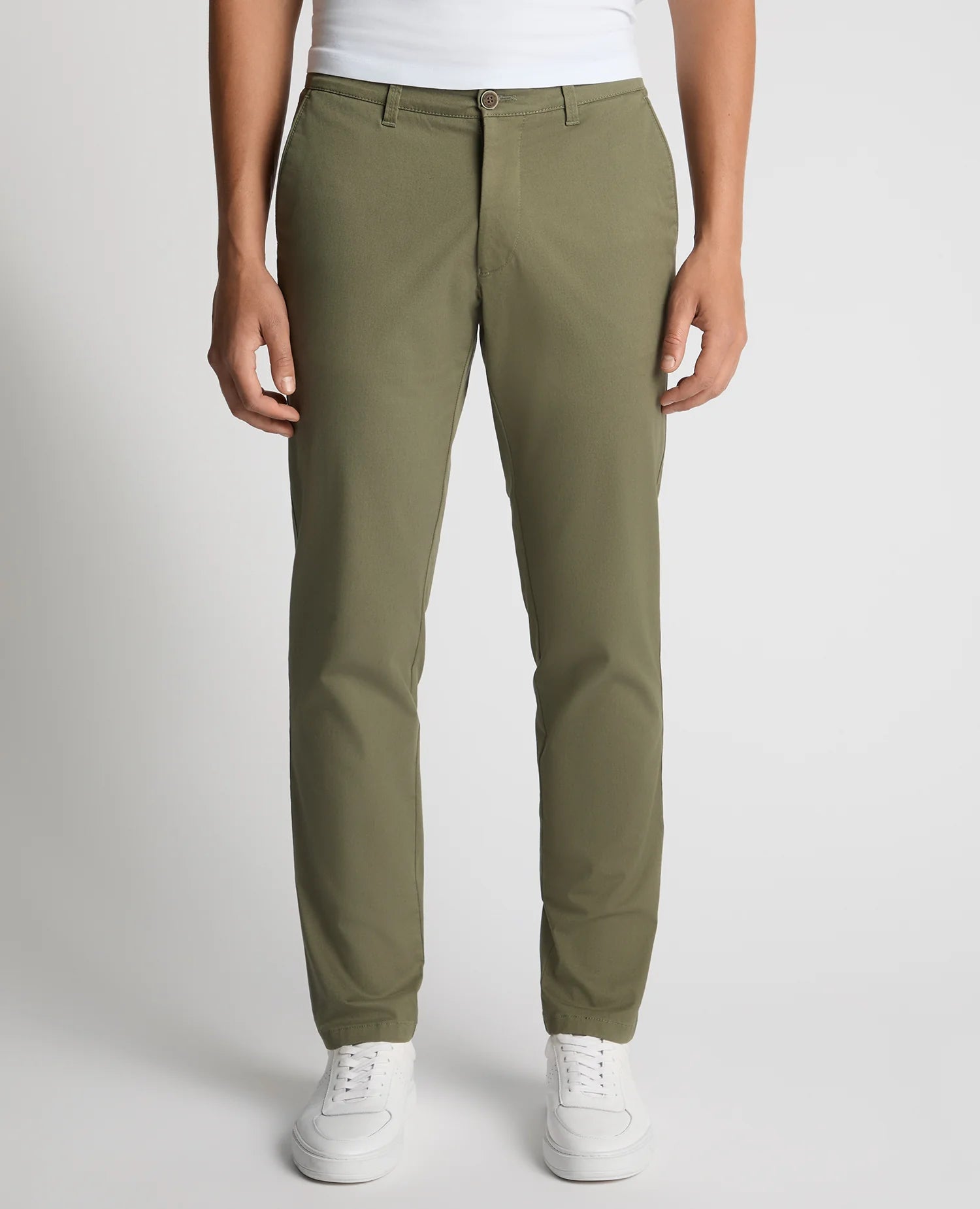 Remus Uomo Emilio Slim Leg Cotton-Stretch Chinos