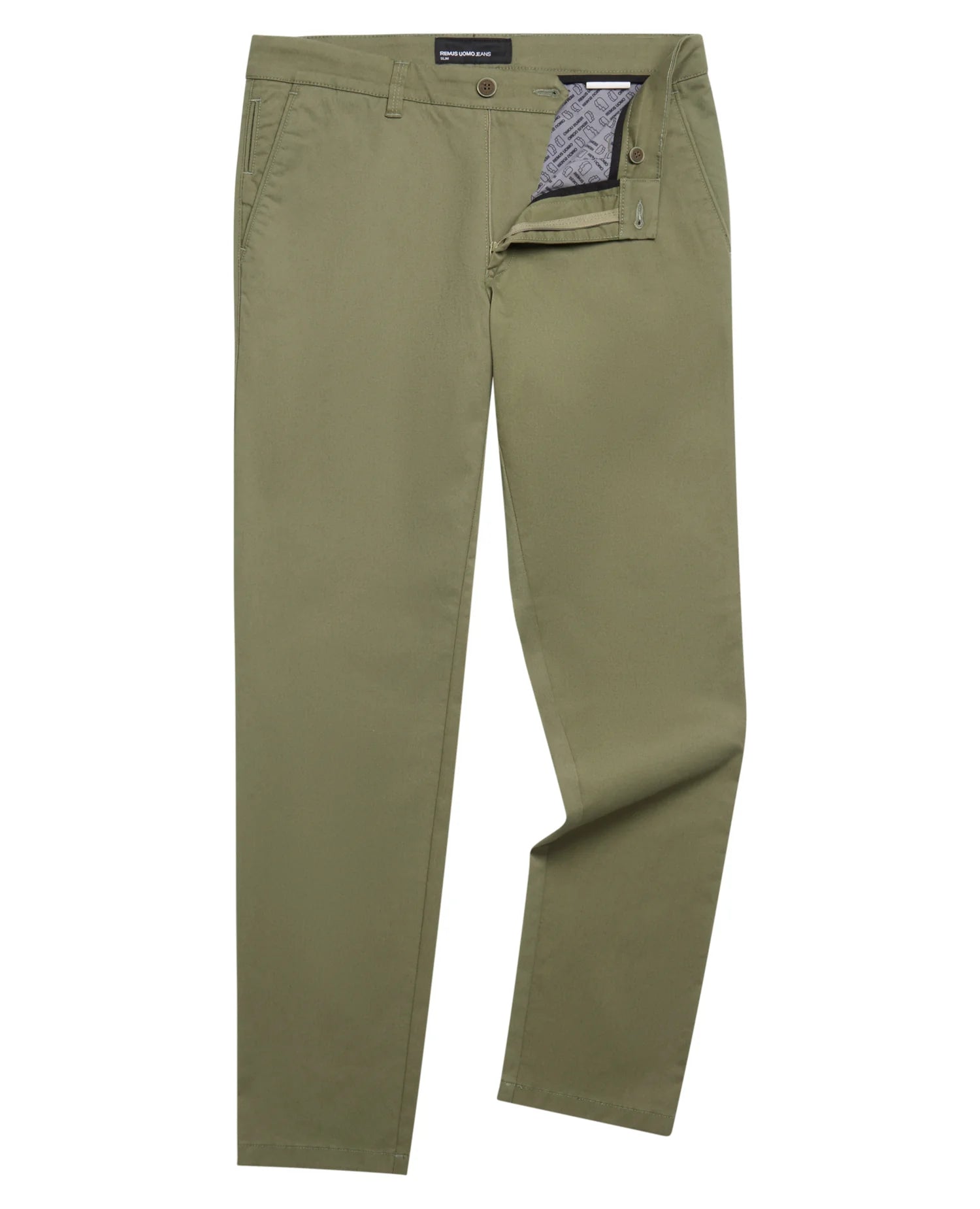 Remus Uomo Emilio Slim Leg Cotton-Stretch Chinos